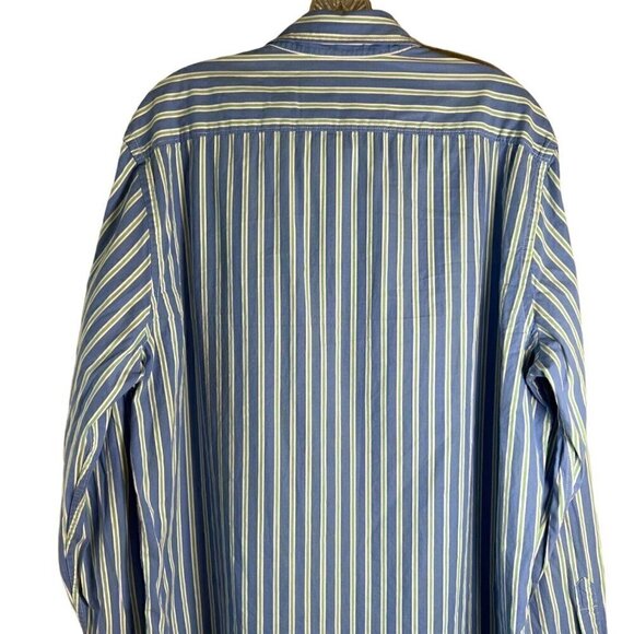 AMERICAN eagle outfitters vintage fit men’s striped size XL button down shirt. - Picture 7 of 11